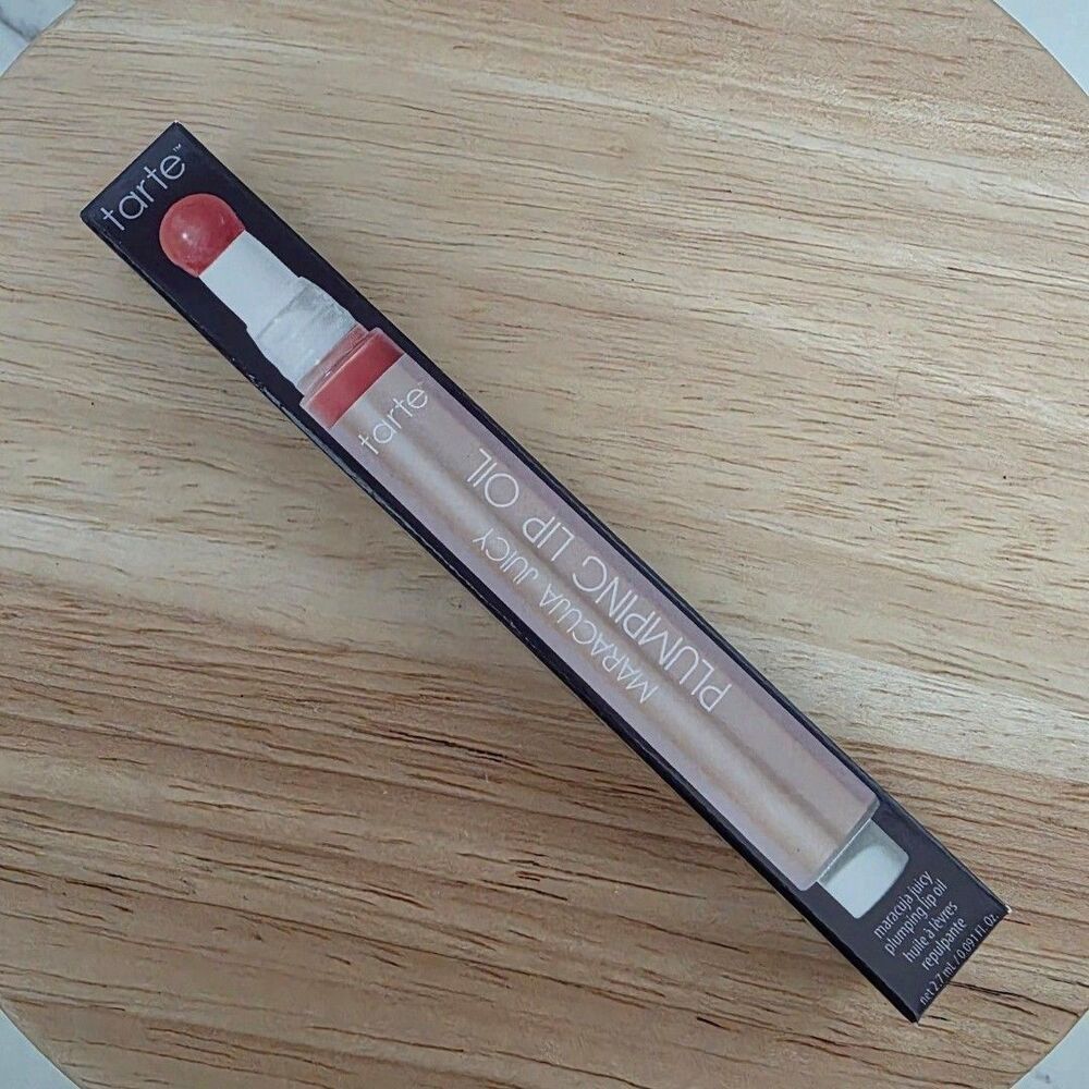 NIB Tarte Plumping Lip Oil Full Size Shade Rose